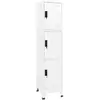 Image de VidaXL Armoire à Casiers Blanc 38x45x180 cm
