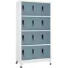 Image de vidaXL Armoire à Casiers - Acier Gris