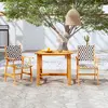 Image de VidaXL Ensemble à dîner de jardin 3 pcs bois acacia