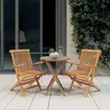 Image de vidaXL Ensemble à manger 3 pcs Bois de teck