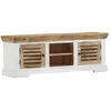 Image de vidaXL Meuble TV 110x30x40 cm Manguier