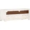 Image de vidaXL 110x30x40 cm - Blanc
