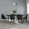 Image de VidaXL Chaises noires PP