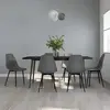 Image de Vidaxl Chaises à Manger - Lot de 6 - Gris PP