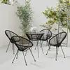 Image de vidaXL Ensemble à manger de jardin 5 pcs
