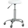 Image de vidaXL Chaise salle à manger pivotante - Blanc