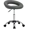 Image de vidaXL Chaise pivotante salle à manger - Gris