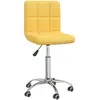 Image de VidaXL Chaise Pivotante - Jaune moutarde