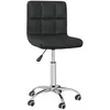 Image de VIDAXL Chaise Pivotante Noir Similicuir