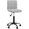 Image de VidaXL Chaise Pivotante Grise
