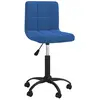 Image de vidaXL Chaise pivotante Bleue