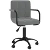 Image de VidaXL Chaise Gris foncé Velours