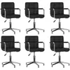 Image de vidaXL Chaise Pivotante Similicuir - Noir