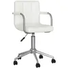 Image de vidaXL Chaise pivotante - Similicuir blanc
