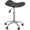 Image de vidaXL Chaise pivotante - Noir