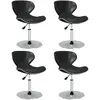 Image de Lot de 4 chaises - Noir