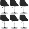 Image de vidaXL Chaises à manger - Noir