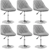 Image de VIDAXL Chaises pivotantes - Gris clair