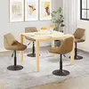 Image de vidaXL Chaises pivotantes - Marron