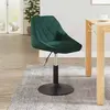 Image de VidaXL Chaise pivotante - Vert foncé