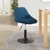 Image de VidaXL Chaise pivotante - Bleu