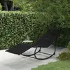 Image de vidaXL Chaise à bascule Textilène