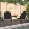 Image de vidaXL Chaises longues à bascule 2 pcs