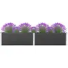 Image de vidaXL Lit surélevé de jardin 200x50 cm - WPC Gris