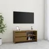 Image de vidaXL Meuble TV Marron miel bois de pin