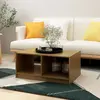 Image de vidaXL Table basse Marron Miel Pin