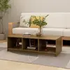 Image de vidaXL Table basse - Marron Miel