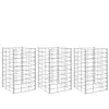 Image de Lits surélevés en gabion vidaXL - 3 pcs - 30x30x50 cm