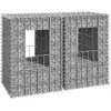 Image de vidaXL Poteaux à panier de gabion 40x40x60 cm - Argenté