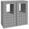 Image de vidaXL Poteaux à panier de gabion 50x50x100 cm