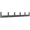Image de vidaXL Panier de Gabion en Forme de U - 620 x 20 x 100 cm - Argenté