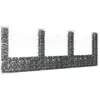 Image de vidaXL Panier de gabion - Argenté