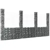 Image de VIDAXL Panier de gabion U 380x20x200 cm - Argenté