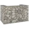 Image de vidaXL Mur en gabion pour poubelles