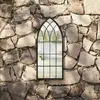 Image de Miroir de jardin vidaXL Noir - 70 x 30 cm