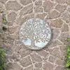 Image de VidaXL Miroir jardin rond sable