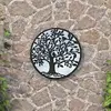 Image de vidaXL Miroir de jardin - Noir 40 cm