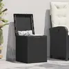 Image de VidaXL Boîte Rangement Jardin 90L Noir
