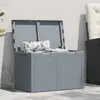 Image de vidaXL Boîte de rangement 180L - Gris