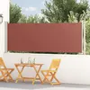 Image de vidaXL Auvent Latéral Rétractable 117x600 cm - Marron