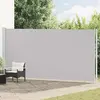 Image de vidaXL Auvent latéral rétractable - 200x600 cm - Gris