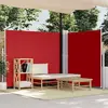 Image de VIDAXL Auvent latéral rétractable - Rouge