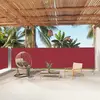 Image de vidaXL Auvent latéral rétractable Rouge
