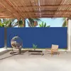 Image de vidaXL Auvent latéral rétractable - Bleu 220x1000 cm