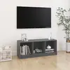 Image de vidaXL Meuble TV Gris - Pin