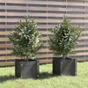 Image de vidaXL Jardinières d'extérieur Gris